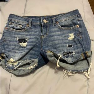 Aeropostale midi jean shorts size 0